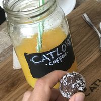Vegan energy ball  at Catlove Coffee in Gijon