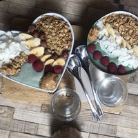 Smoothie bowls  at Catlove Coffee in Gijon