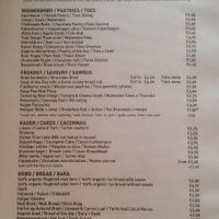 Menu at Brød in Cardiff
