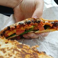 Crunch wrap Supreme at Simple Cafe in Asheville