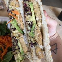 Avocado melt  at Simple Cafe in Asheville