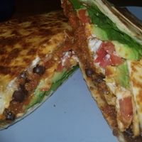 Vegan crunchwrap at Simple Cafe in Asheville