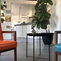 Beautiful interior at Simple Cafe in Asheville