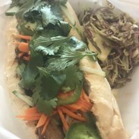 Vegan Bahn Mi at Simple Cafe in Asheville