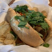 Vegan Banh Mi was incredible!  at Simple Cafe in Asheville