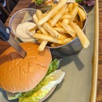  Vegan beyond burger at Hannah's in West Kirby