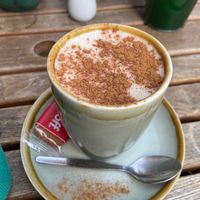 Oat chai latte  at Hannah's in West Kirby