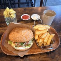   at Vegan Burger in Dornbirn