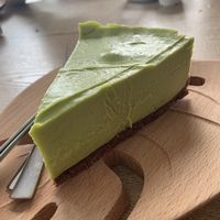 Avocado-cocoa-Lemon cake  at Vegan Burger in Dornbirn