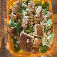 Chicken Caesar salad  at Plant Power Fast Food in Long Beach