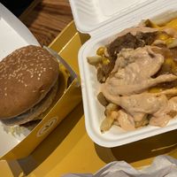 Big Zac & Iconic Fries at Plant Power Fast Food in Long Beach