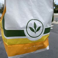 To go at Plant Power Fast Food in Long Beach