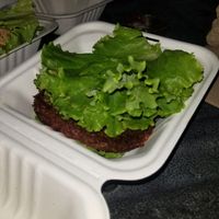 Guac burger... at Plant Power Fast Food in Long Beach