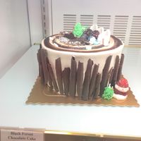 Cakes available were not vegan but you can order vegan versions. at Family Baking in Chamblee