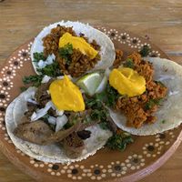 Tacos at Aguacate Limon in Tulum