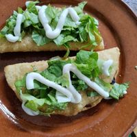 Empanadas at Aguacate Limon in Tulum