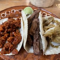 smoked soy in the middle was the best  at Aguacate Limon in Tulum
