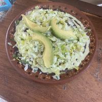 Enfrijoladas   at Aguacate Limon in Tulum