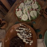 Salad  at Aguacate Limon in Tulum