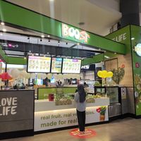 Stall front at KUL - Boost Juice in Sepang