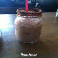 soy milk horchata at The Burrow in Vancouver