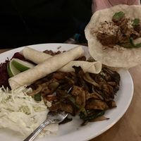 Fajitas  at The Burrow in Vancouver