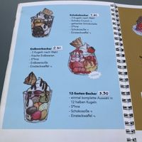 Menu  at Eisdiele Frohnatur in Kassel