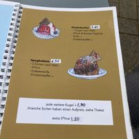 Menu  at Eisdiele Frohnatur in Kassel