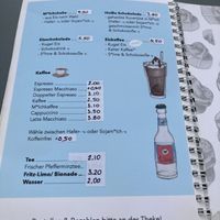 Menu  at Eisdiele Frohnatur in Kassel