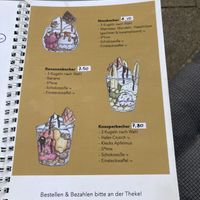 Menu  at Eisdiele Frohnatur in Kassel