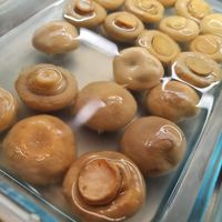 Button mushrooms ~ 1/8/22 at Zi Zai Vegetarian 自在齋 - Circuit Rd in Central Singapore