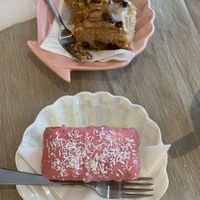 Fruit and Tottenham cake  at KUB in Teignmouth