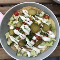 Delicious vegan ‘kebab’ 😋 at KUB in Teignmouth