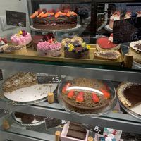 A lot of the cakes are vegan! at Eat Sweet & Stay Fit in Poznan