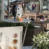 Outdoor seating @ Blauths, Cuxhaven at Blauths in Cuxhaven