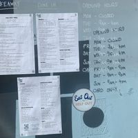 menu at Hatch in St Albans