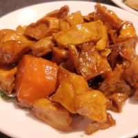 Mushroom dish at DīShuǐ Fāng 滴水坊 in Yilan