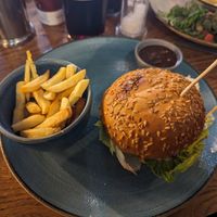 Beyond meat burger at Friend at Hand in London