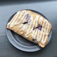 Lemon blueberry pop tart   at Royal Oak Coffee in Middlebury
