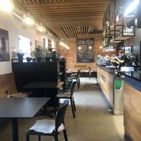 inside at Peruzza in Ljubljana