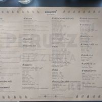 Menu, 25.8.2019 at Peruzza in Ljubljana