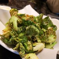 amazing brussel sprout chips at East by Southwest in Durango