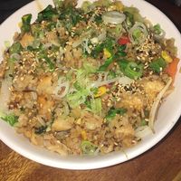 Fried rice, tofu no egg at East by Southwest in Durango