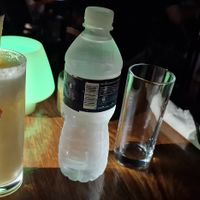 Pineapple juice and Water at Jardin del Arte Sano in Vinales
