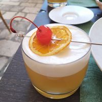 Amaretto sour 🍹 at Dalmatino in Hvar