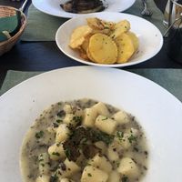 Black truffle gnocchi at Dalmatino in Hvar