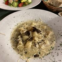 Truffle gnocchi with grated smoked tofu on top  at Dalmatino in Hvar