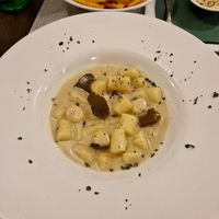 Black truffle gnocchi at Dalmatino in Hvar