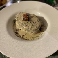 Seitan steak in black pepper sauce   at Dalmatino in Hvar