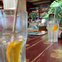 Nice elder flower drink!  at Aloha Beach in Velsen Noord